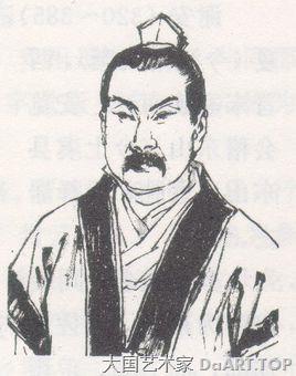 王献之： 晋 334—386，琅琊临沂（今山东临沂）