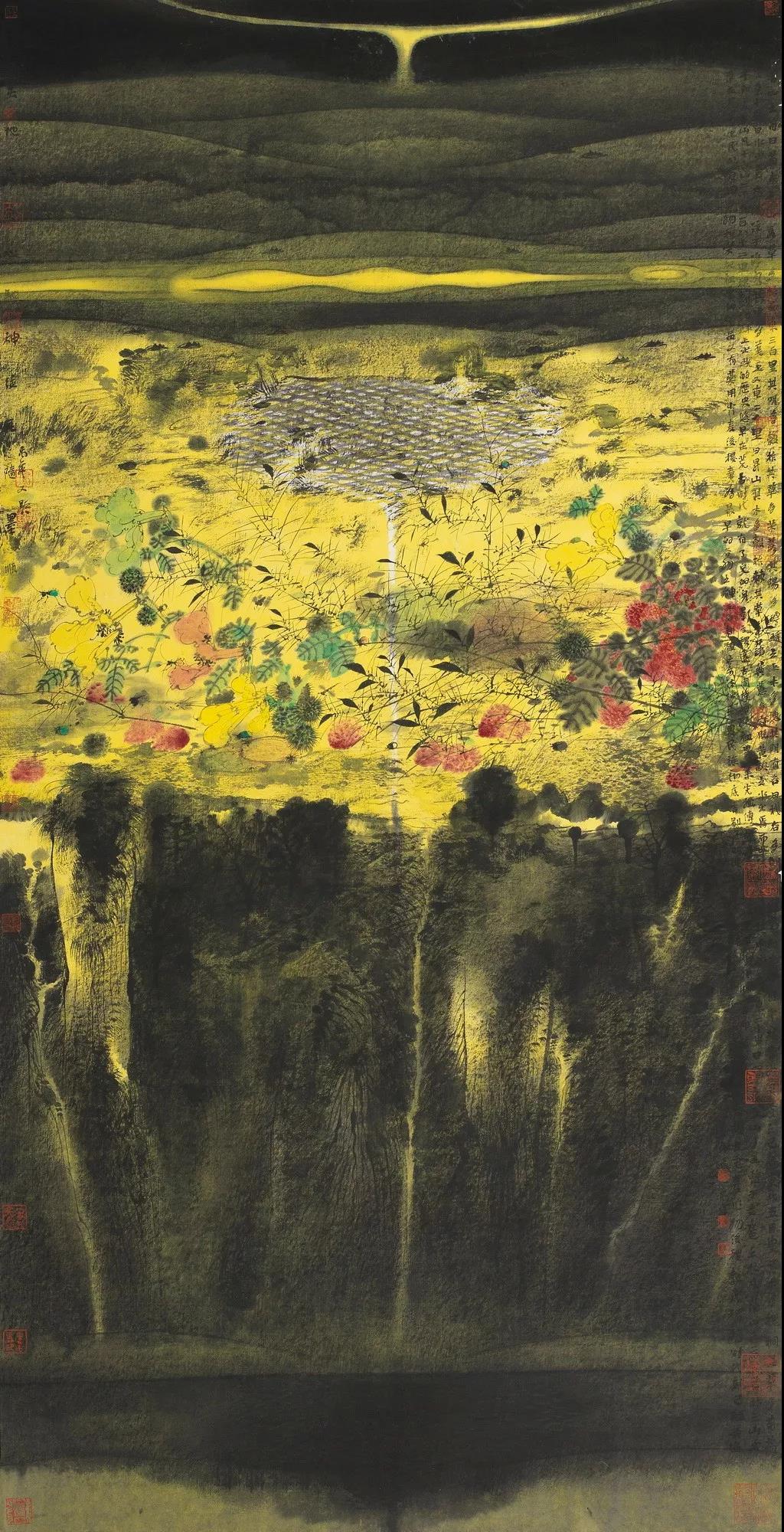 精神家园 (1) 69x136cm 纸本设色