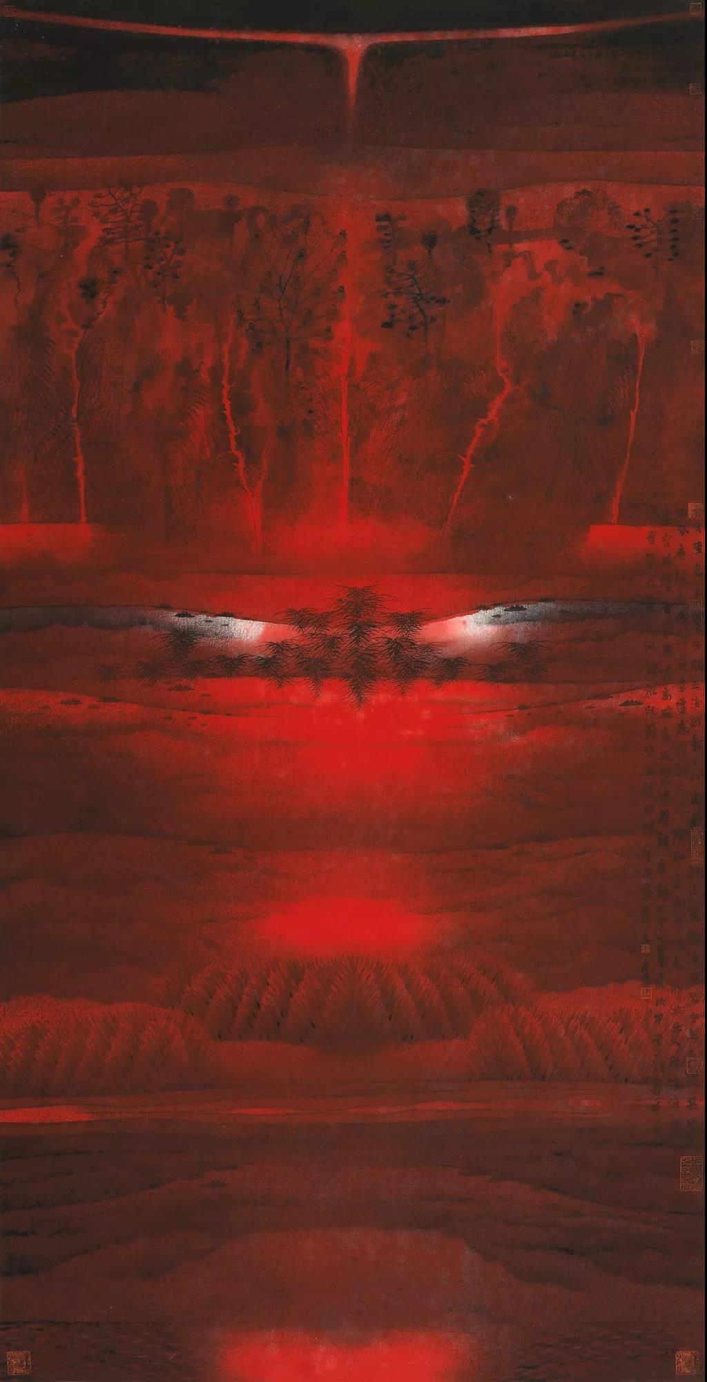 精神家园(6) 69x136cm  纸本设色
