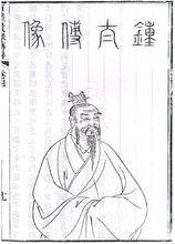 钟繇半身像