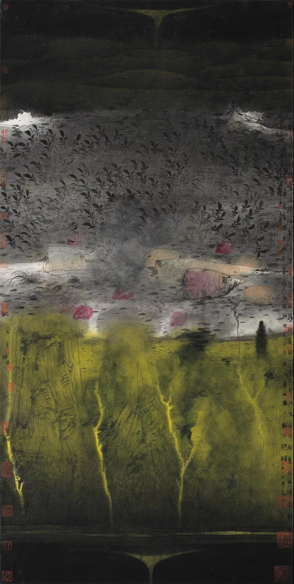 精神家园 (3) 69x136cm 纸本设色
