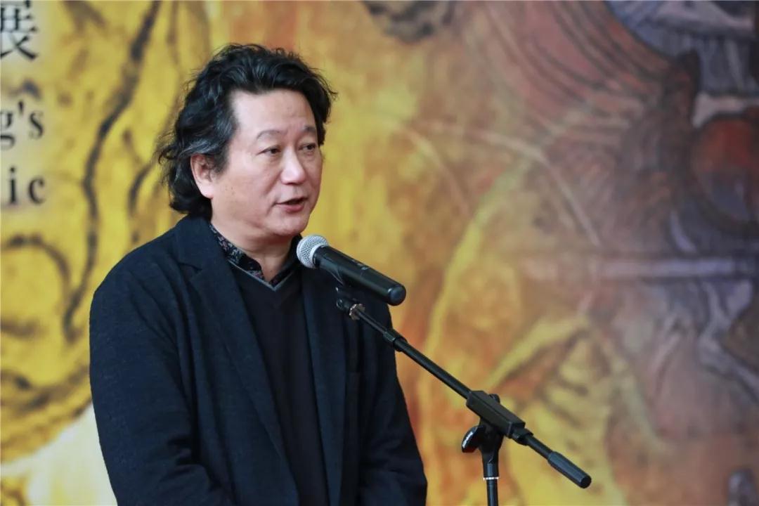 中国国家画院副院长张江舟致辞