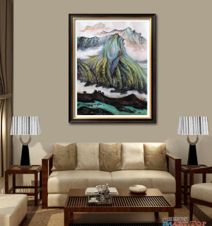 《 奇幻山林》珍藏原作画心-顺耀 著名书画家