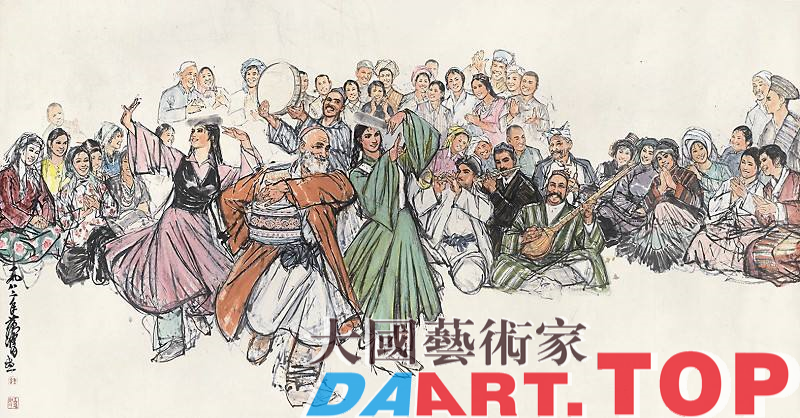 民族大团结 黄胄