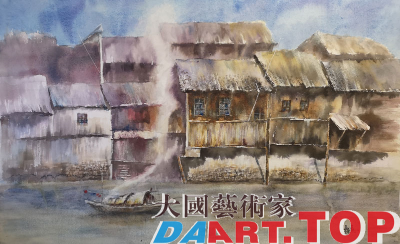 《即将消逝的建筑艺术瑰宝-村落》芦宾｜大国艺术家官方推荐当代著名油画家