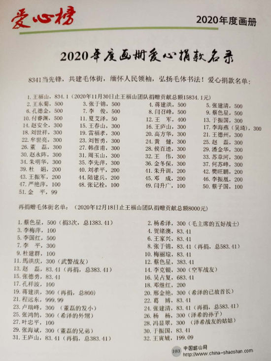 大国艺术家8341王福山-荣获全国毛体第一名，百米毛体长卷毛体街展示